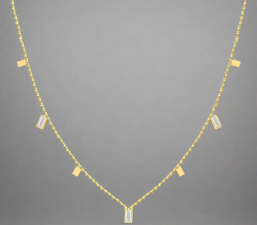 Soleil Square Necklace