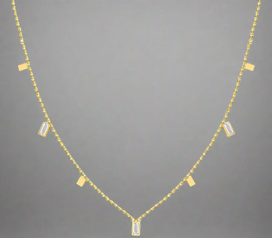 Soleil Square Necklace