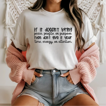 Purpose Over Pressure Tee