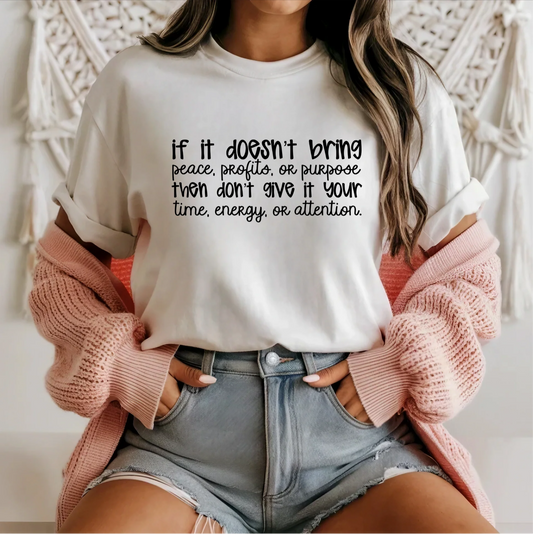 Purpose Over Pressure Tee
