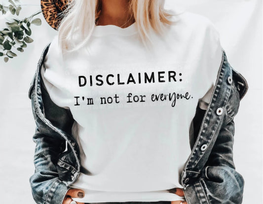 Disclaimer: I’m Not For Everyone – Bold & Unbothered